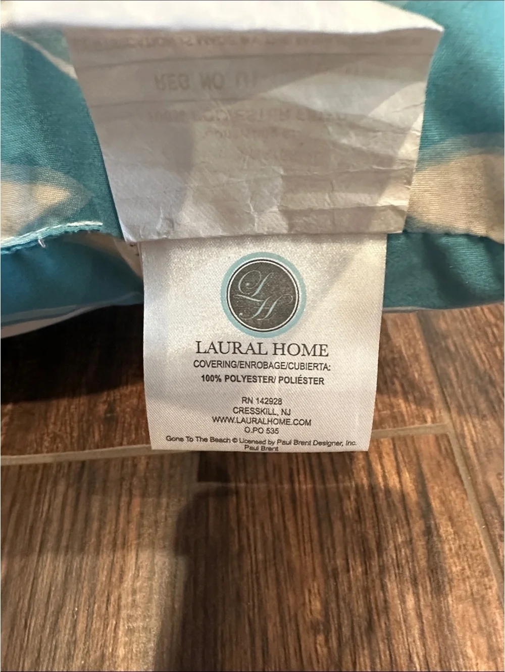 Laural Home Decorative Throw Pillows Set of 2 - Gone to the Beach Design